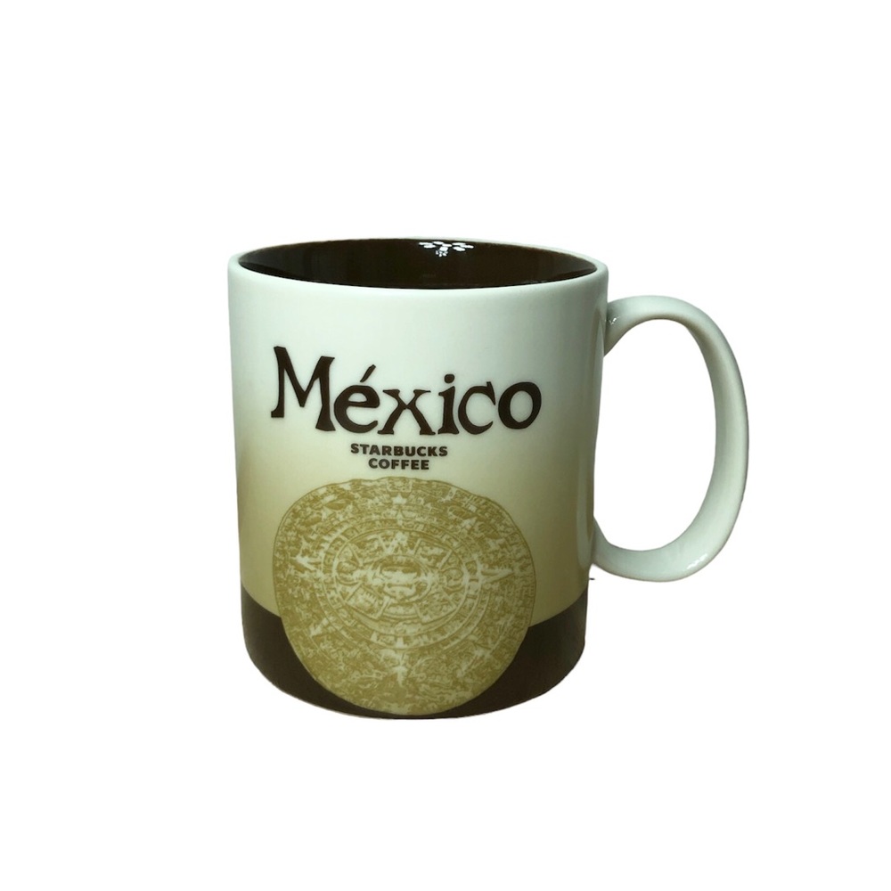 Starbucks Global Collectors Brown Tan Coffee  2016 Mug 16 Oz